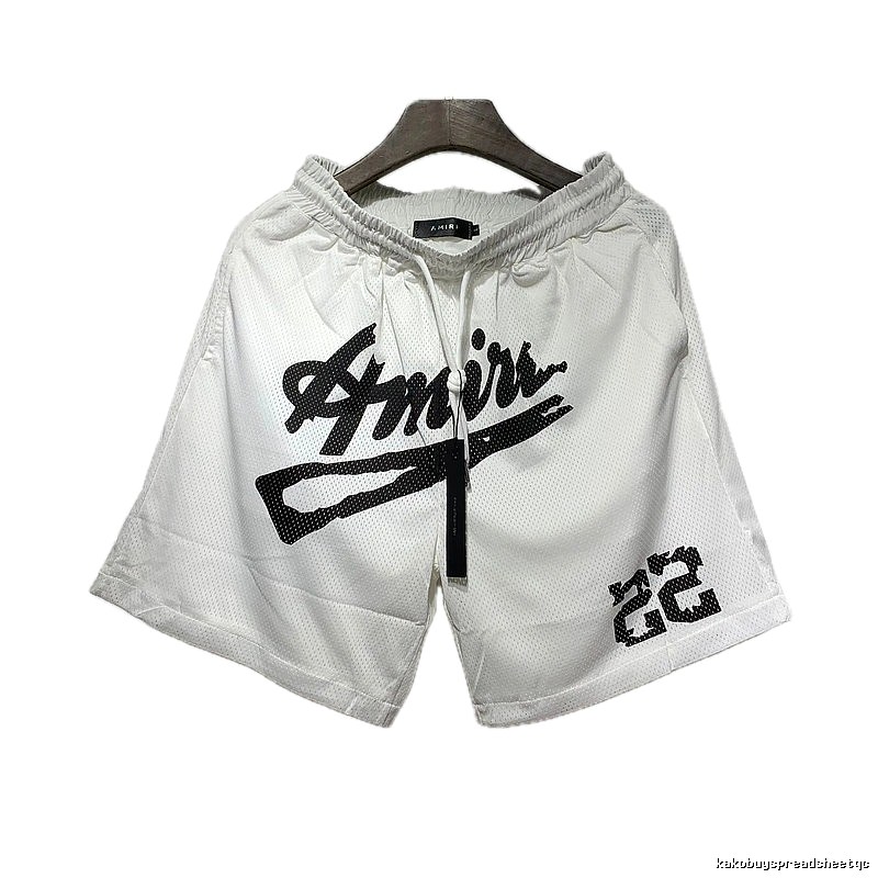 AMIRI Graffiti Street Style White Shorts