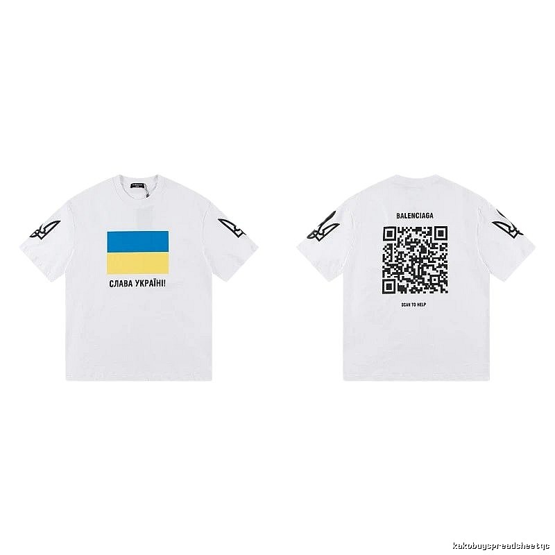 Balenciaga Charity Limited Edition Street Style White T-Shirt