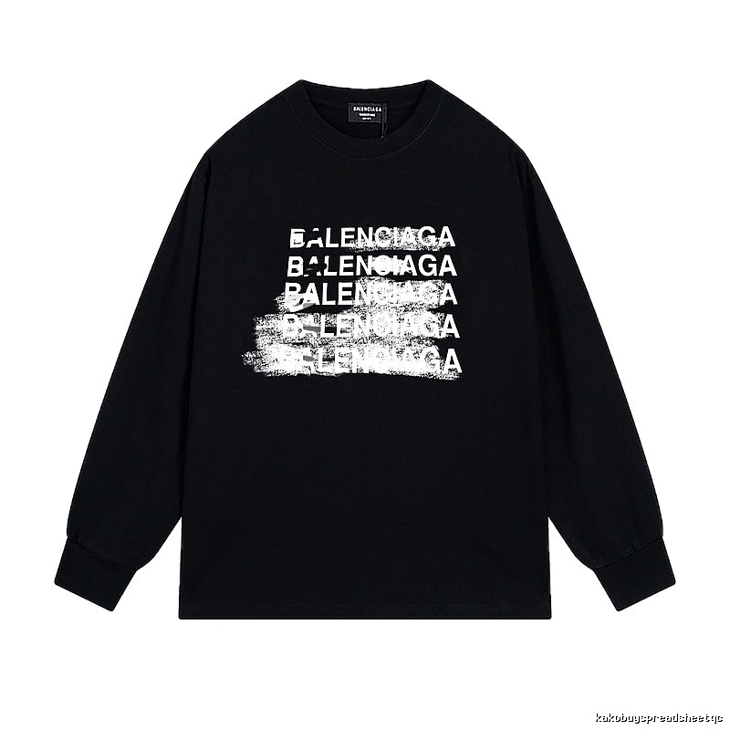 Balenciaga graffiti-style black T-shirt
