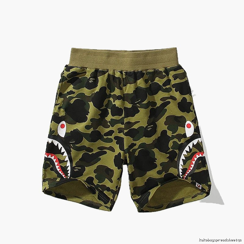 Bape Shark Camouflage Shorts