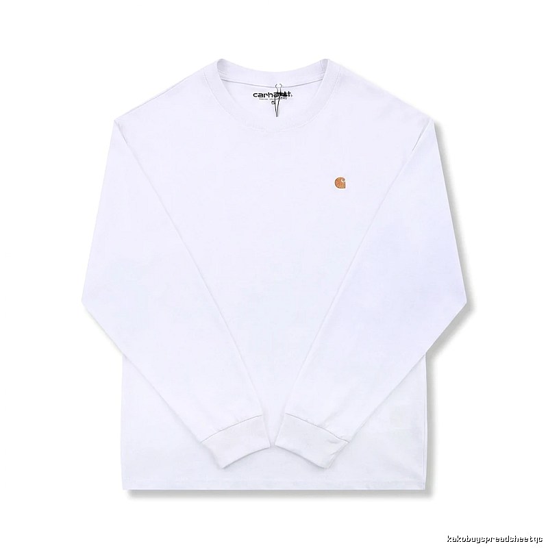 Carhartt classic simple style white sweatshirt