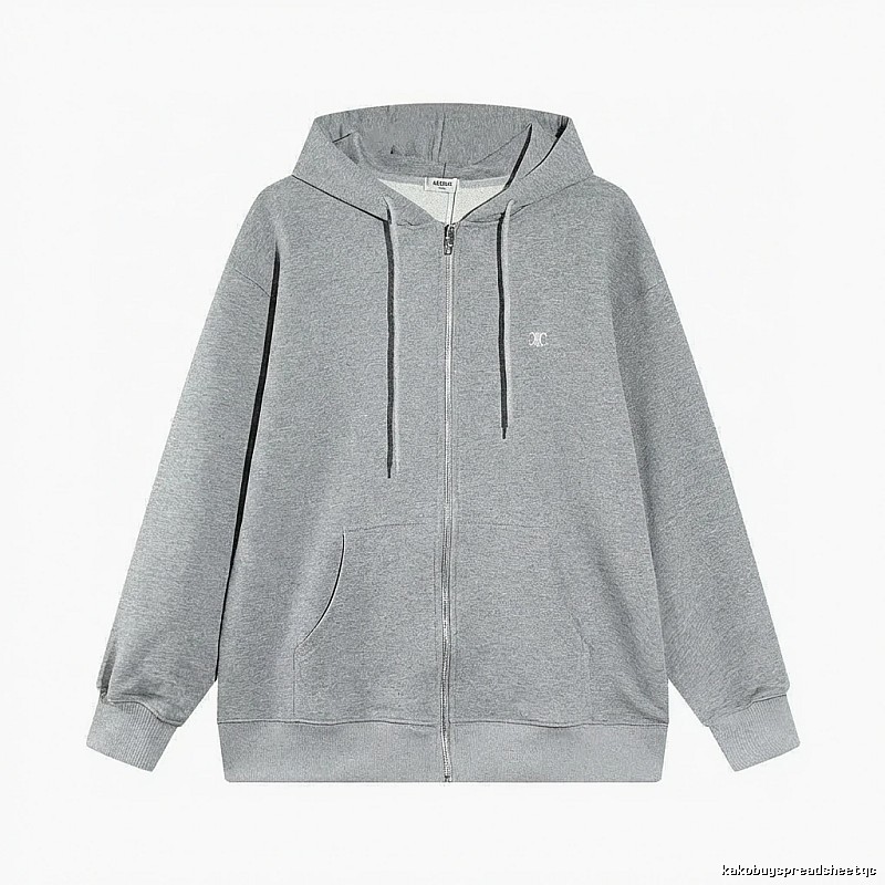 CELINE grey casual style hoodie