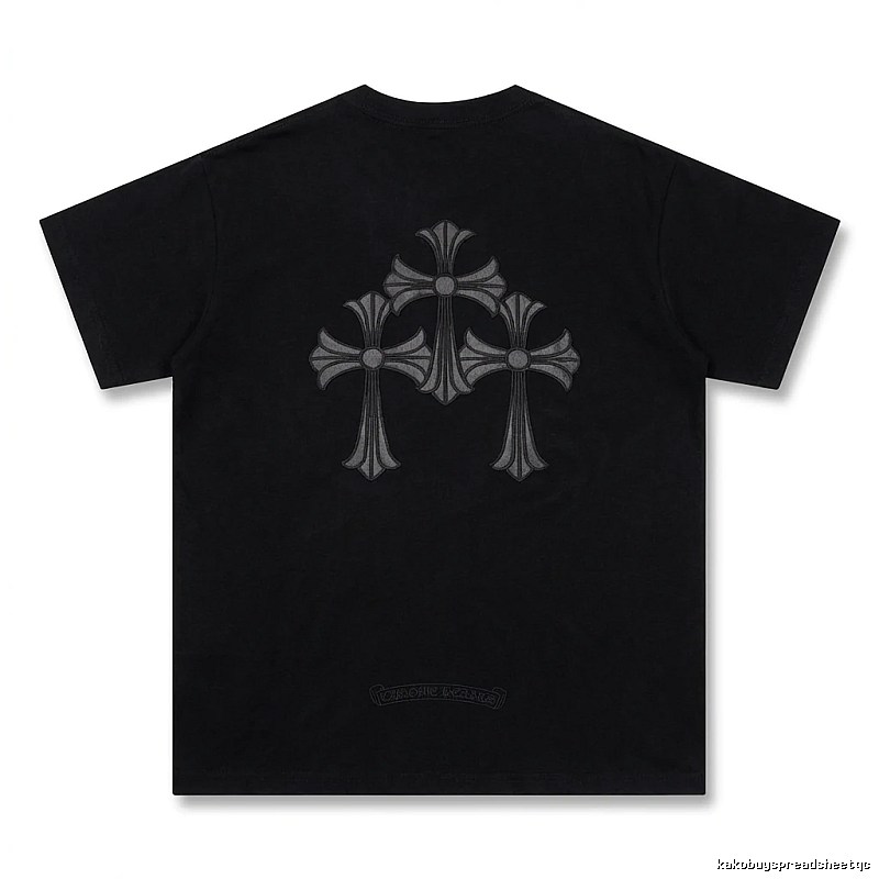 Chrome Hearts Cross Print Black T-shirt