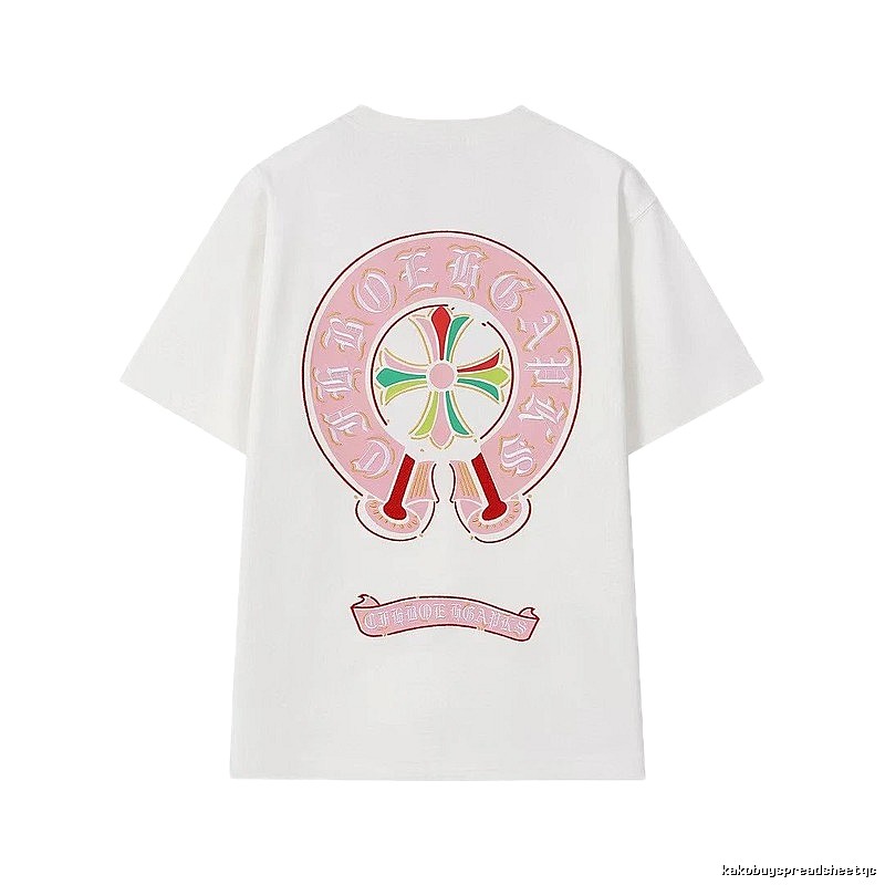Chrome Hearts Cross Print Street Style Off-white T-Shirt