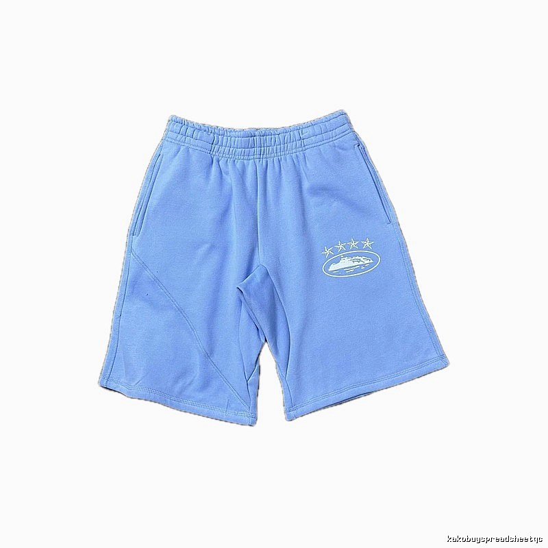 Corteiz casual light blue shorts