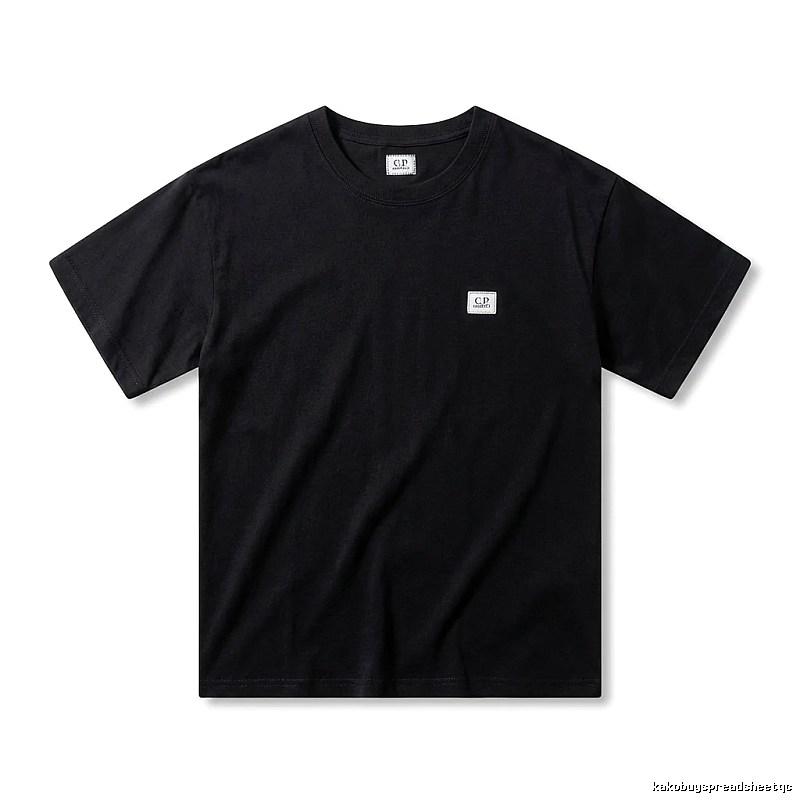 C.P. Basic Style Simple Black T-shirt