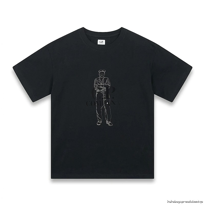 C.P. retro style black T-shirt