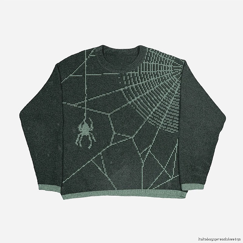 Daily Anime graphic sweater Black Knit Top for City Outfits