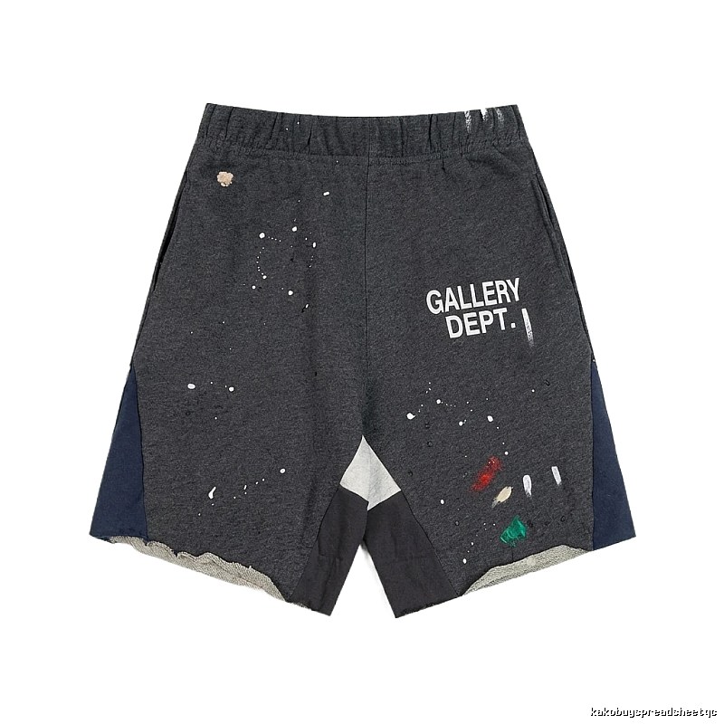 Gallery Dept Graffiti Style Grey Shorts