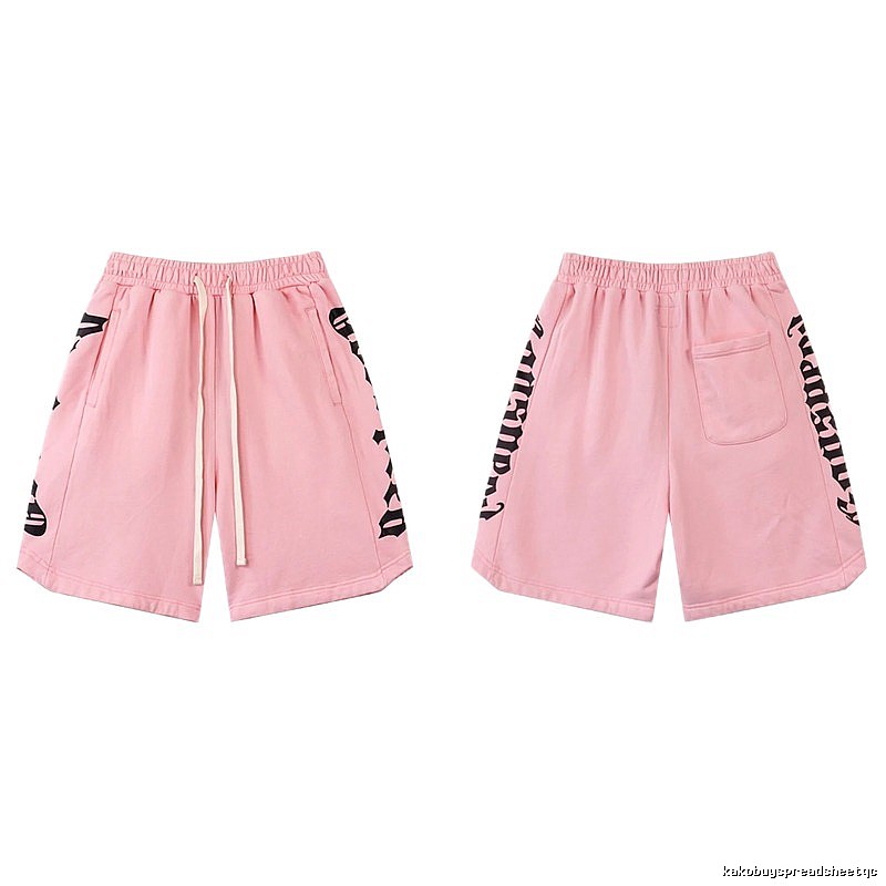 Godspeed Gothic Print Street Style Pink Shorts