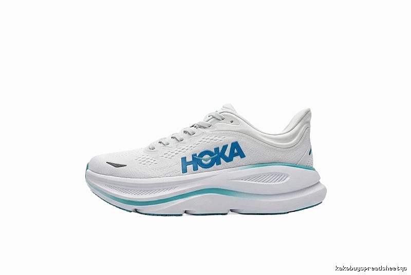 HOKA trendy brand white sports shoes