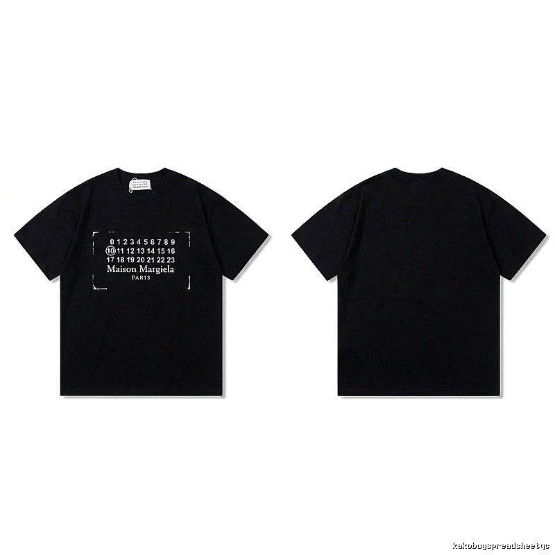 Maison Margiela Digital Style Black T-shirt