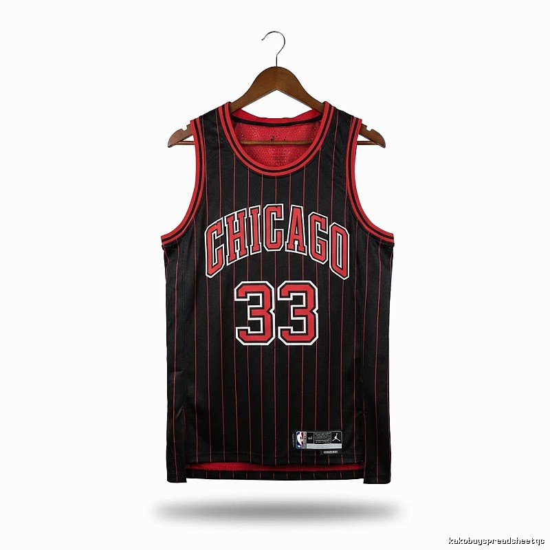 Michael Jordan retro black and red jersey