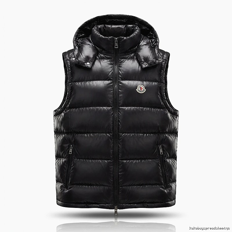 Moncler Black Trendy and Cool Down Vest