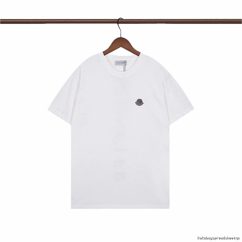 Moncler Classic Minimalist Style White Short-sleeve T-shirt