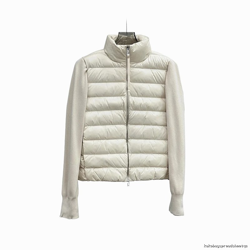 Moncler patchwork trendy down jacket