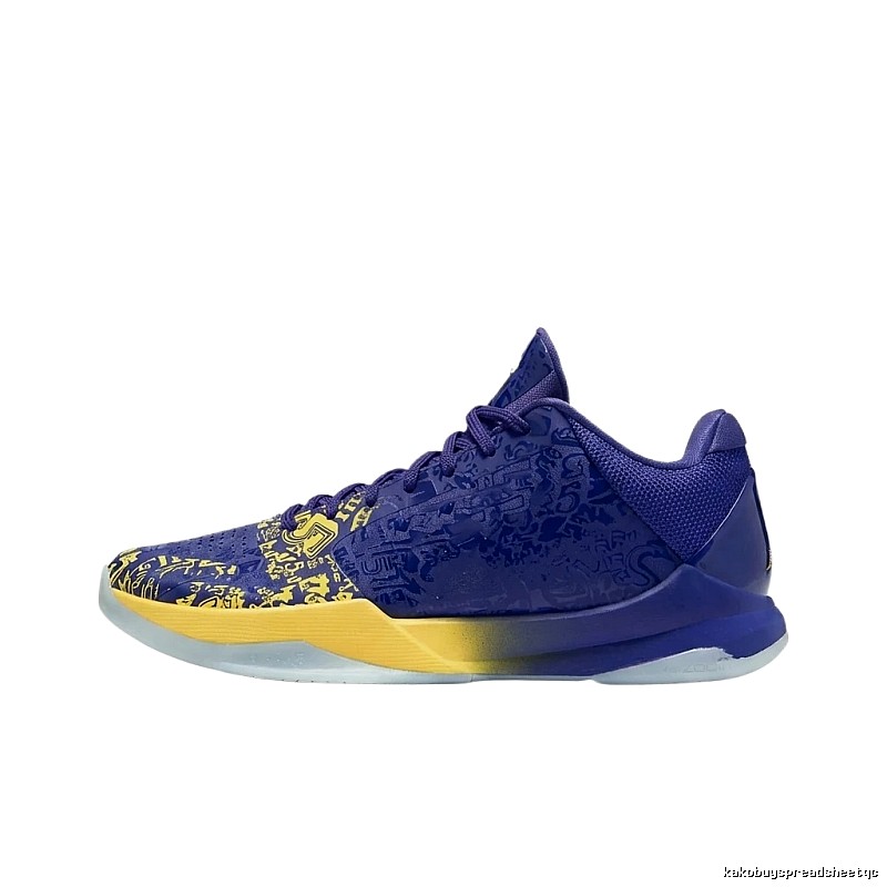Nike Irving series retro-style blue and yellow basketball shoes