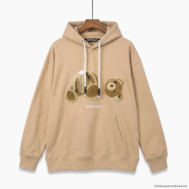 Palm Angels Bear Series Khaki Sweatshirt