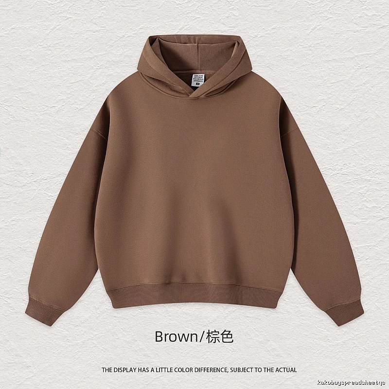 Patterned Blank pullover hoodie Black Minimal A with Polished Detail