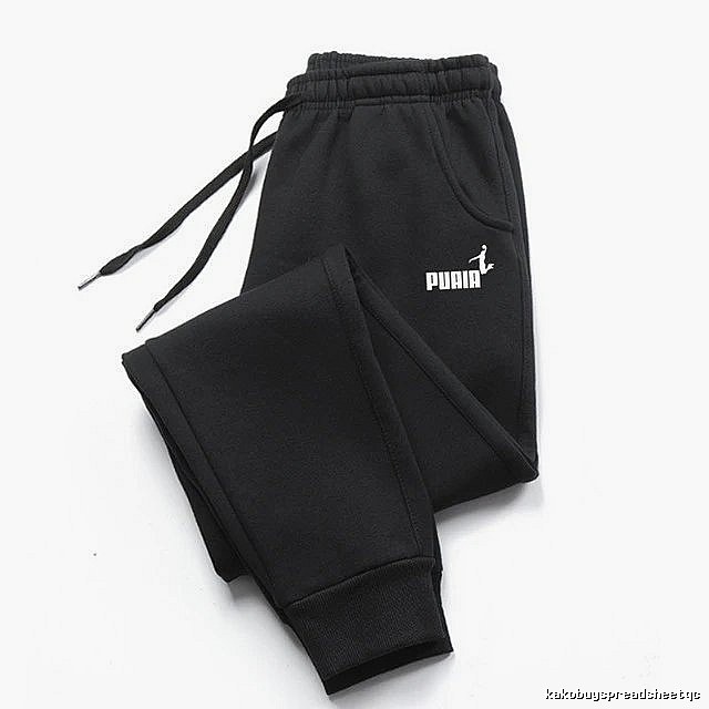 Puma Travel Sweatpants Black Drawstring Sweatpants with Modern Look