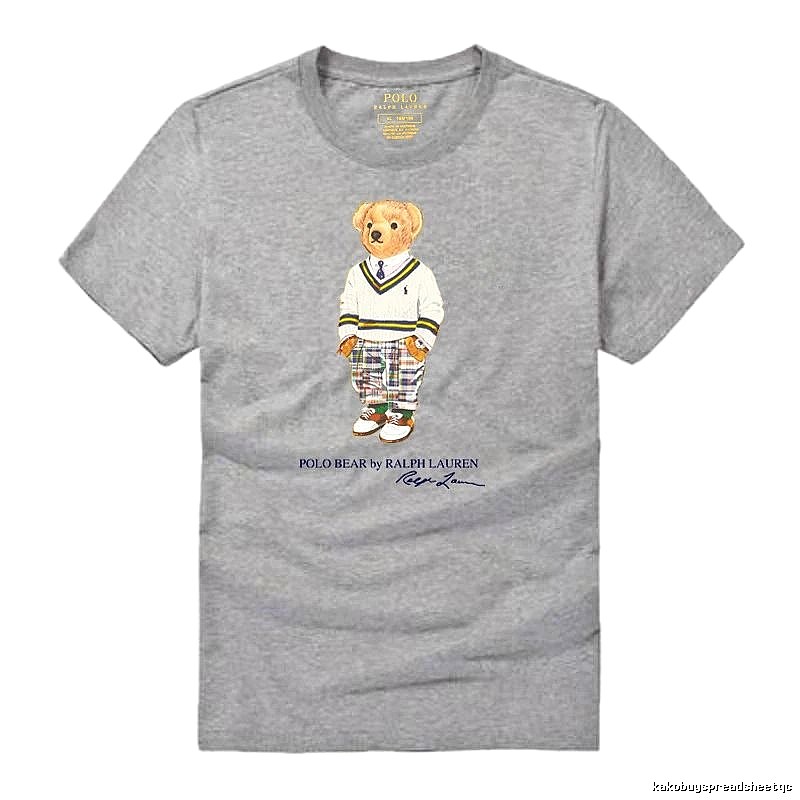 Ralph Lauren Bear Heather Grey T-shirt