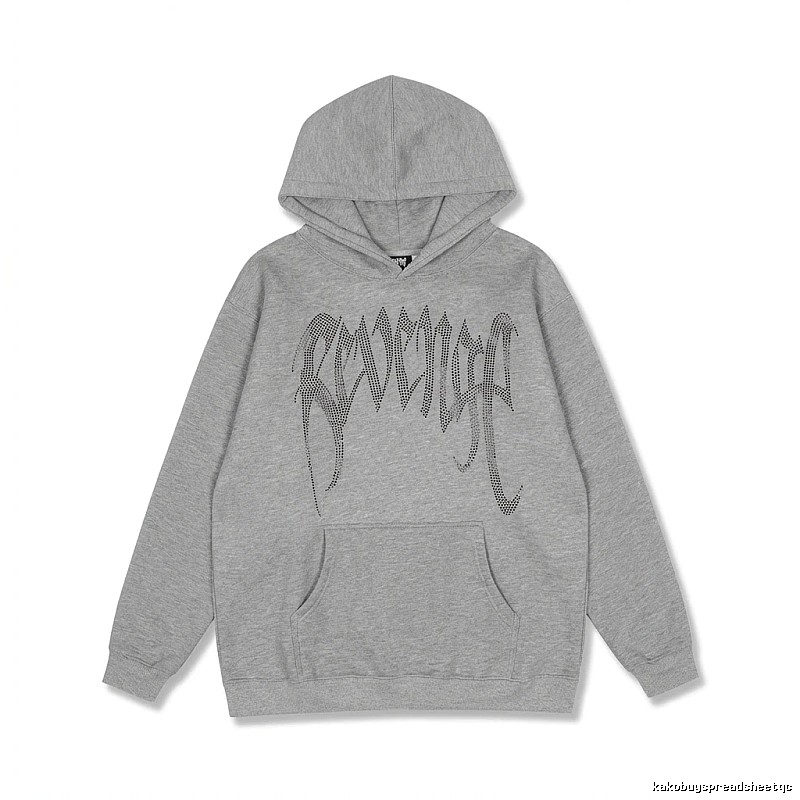 Revenge trendy and cool style grey hoodie