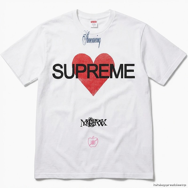 Supreme Love Trendy White T-shirt