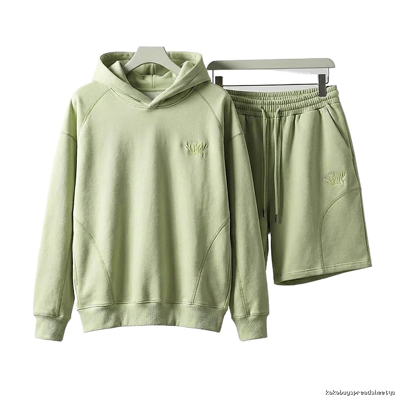 SynaWorld casual style light green suit