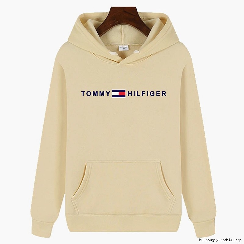Tommy Hilfiger Patterned Logo hoodie White Tommy Hilfiger with Polished Detail