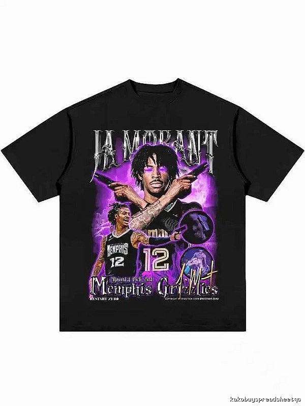 Tupac Sport Portrait graphic T-shirt Black Tupac Collage for Collection Drops