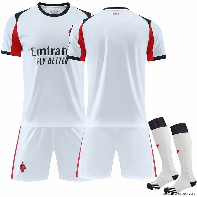AC Milan classic sporty white jersey
