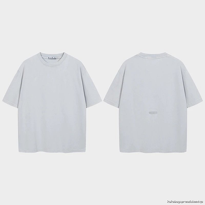 Acne Studios 2090-80 Blue Style Ac908040 Stockholm Logo T-Shirt Relaxed Styling