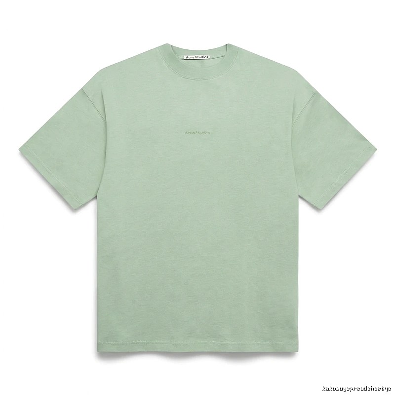 Acne Studios minimalist style light green T-shirt