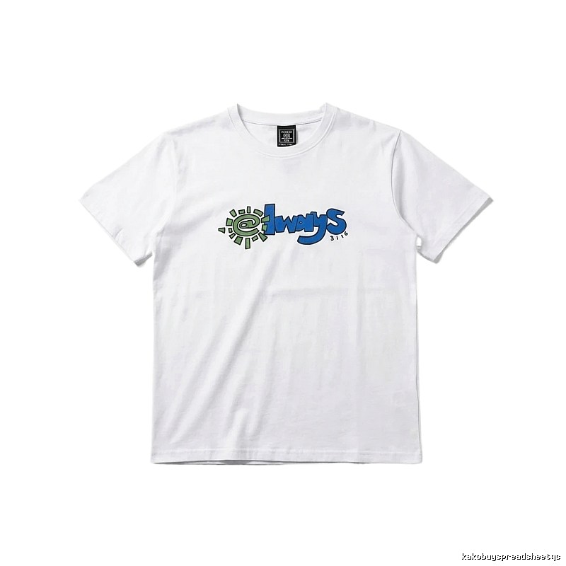 ADWYSD Printed Simple White T-shirt