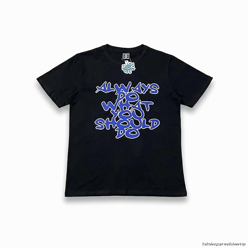 ADWYSD Trendy Brand Graffiti Style Black T-shirt