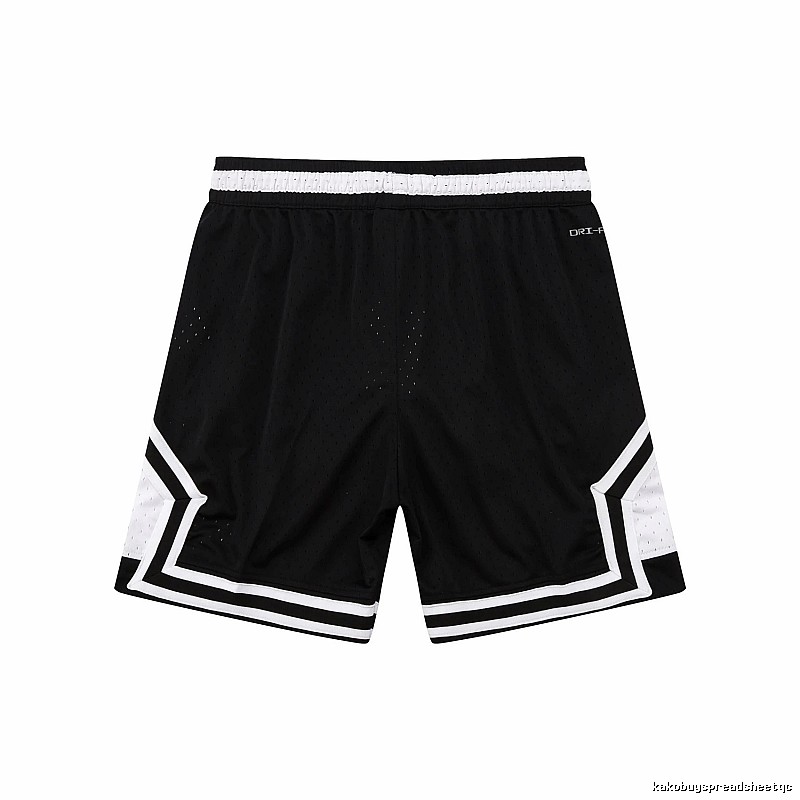 AJ Sporty Black and White Shorts