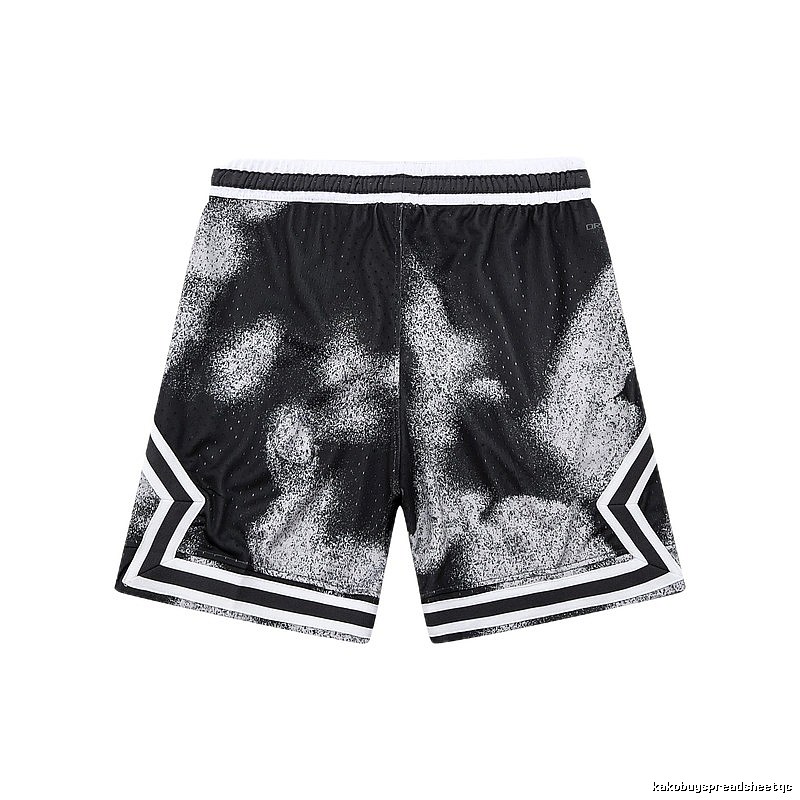 AJ Spray Painting Style Black Shorts