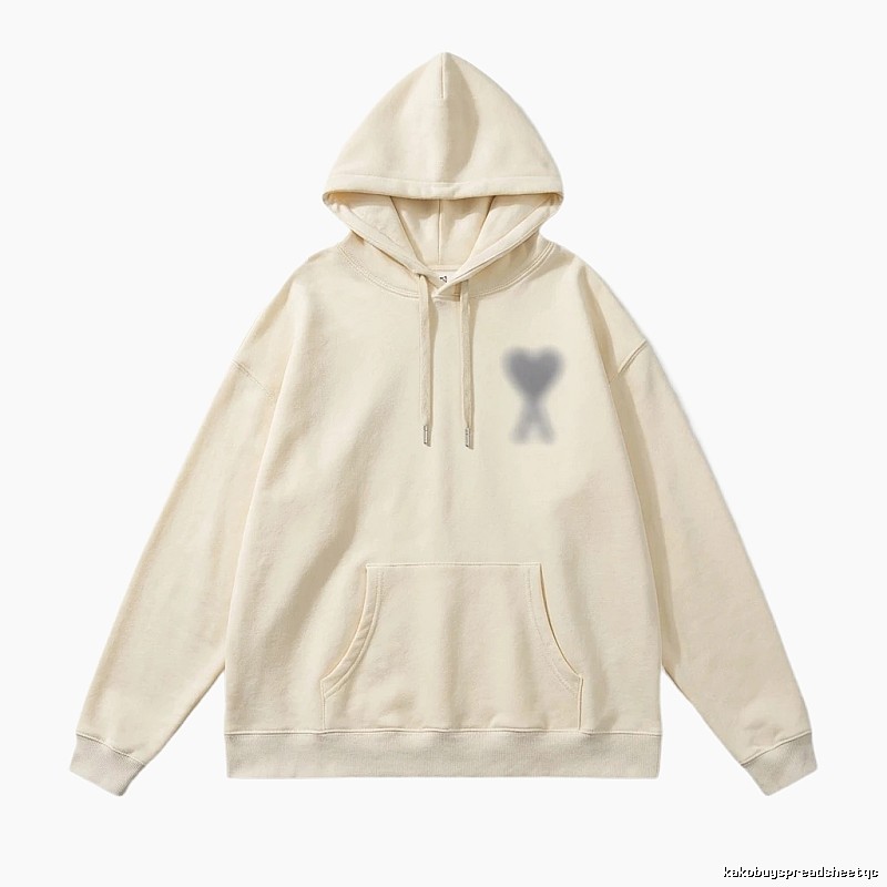 AMI Heart-shaped Minimalist Style Sweatshirt