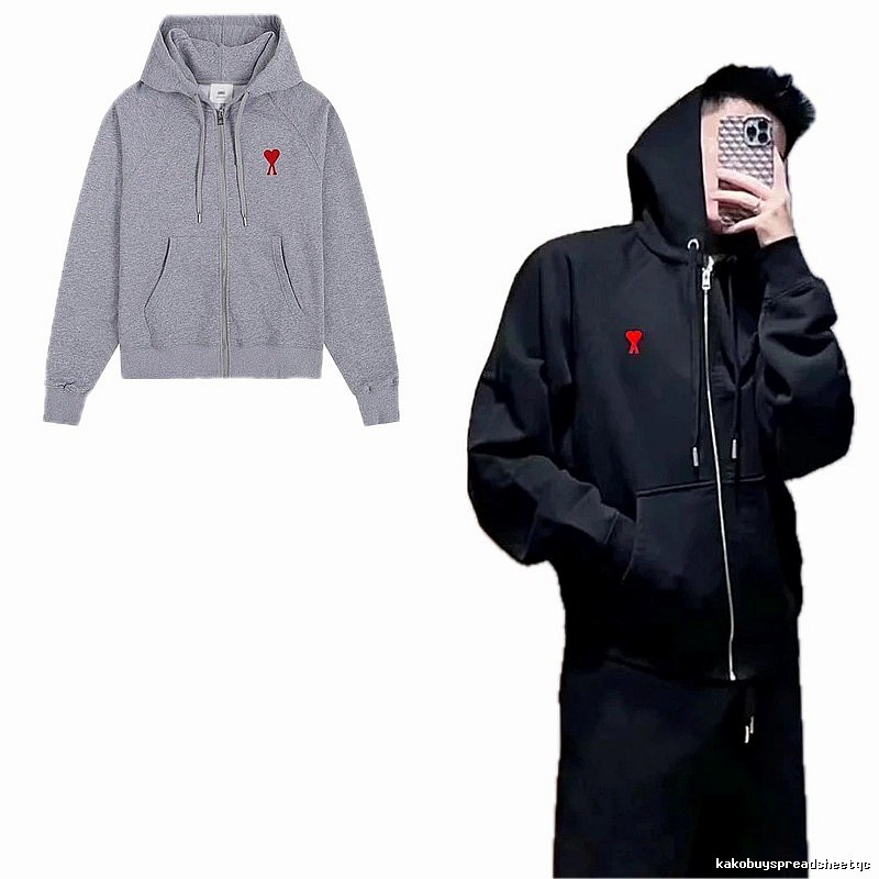 AMI Love Embroidery Trendy Brand Sweatshirt