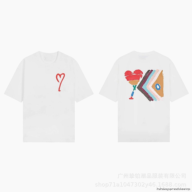 AMI Love Graffiti Style T-shirt