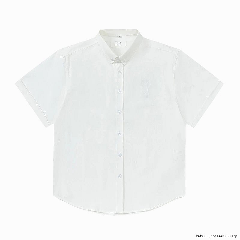 AMI Minimalist Style White Shirt