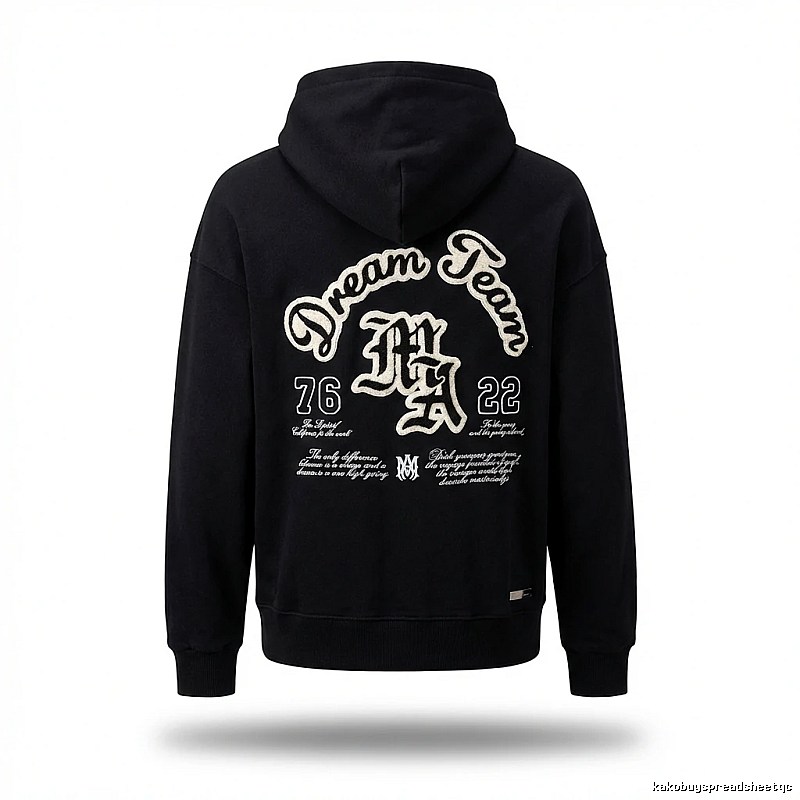 AMIRI Dream Team retro-style black sweatshirt
