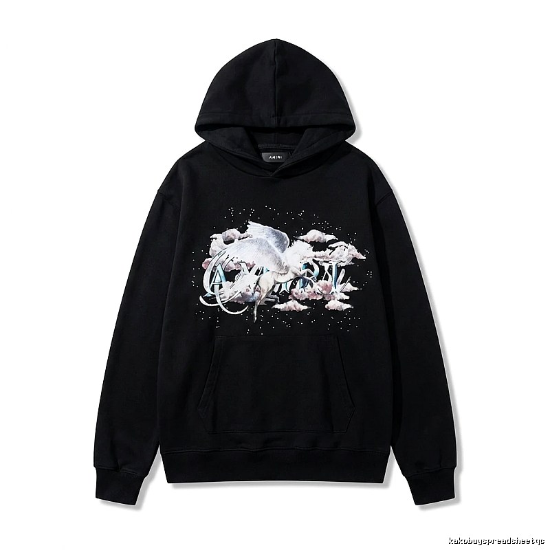 AMIRI Printed Trendy Black Sweatshirt
