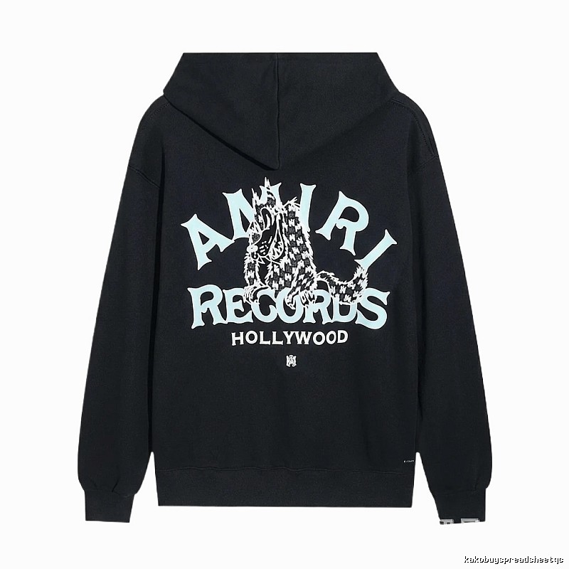 AMIRI Records Black Tide Cool Sweatshirt