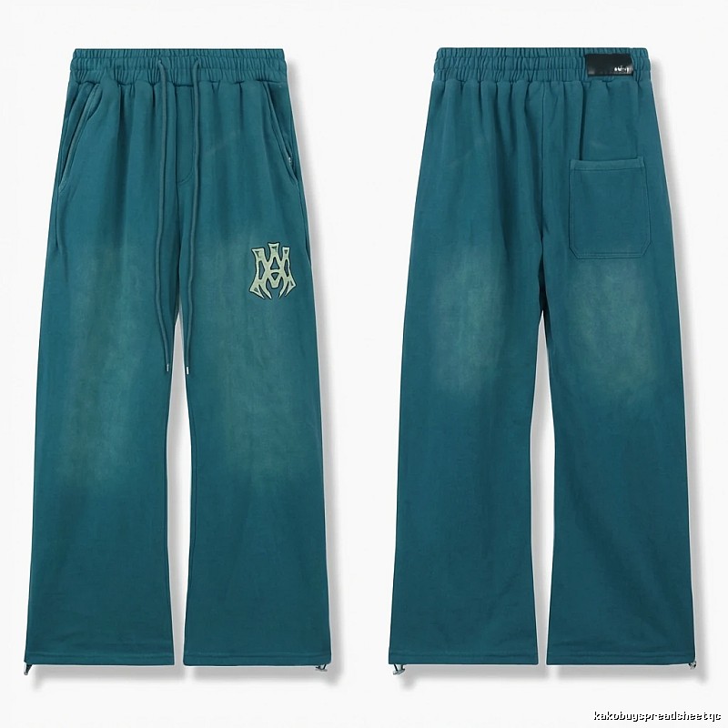 AMIRI retro-style dark green trousers