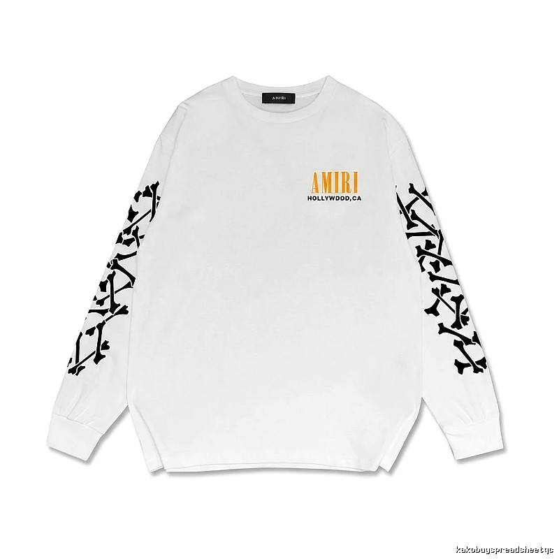 AMIRI Retro Style White Sweatshirt