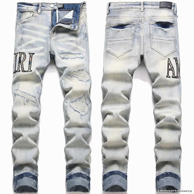 AMIRI Ripped Trendy Brand Jeans