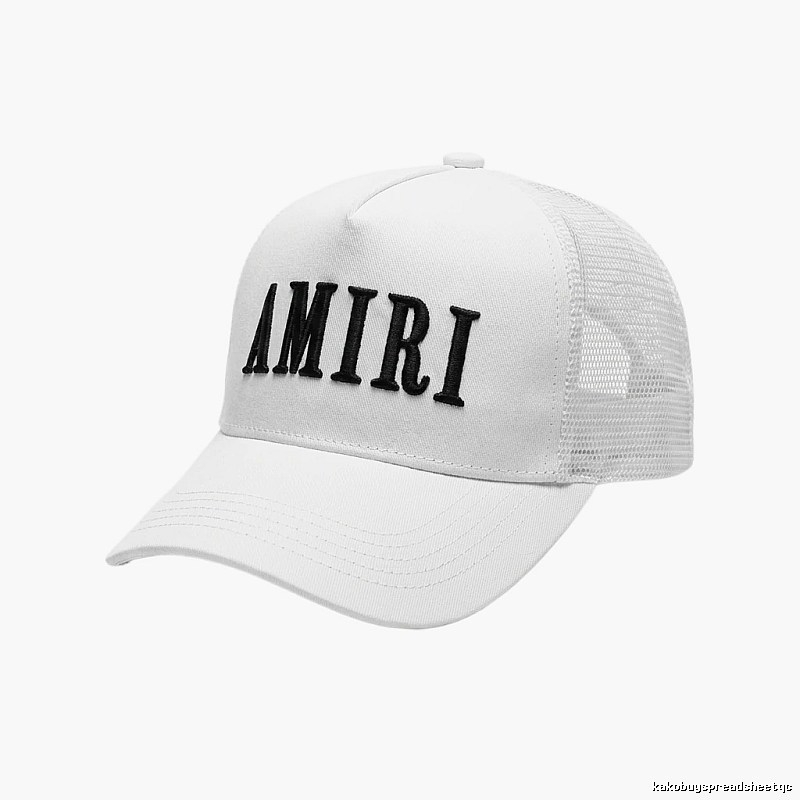 AMIRI Simple and Fashionable White Hat