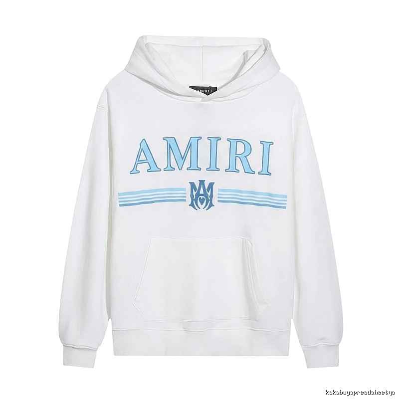 AMIRI simple style white hoodie