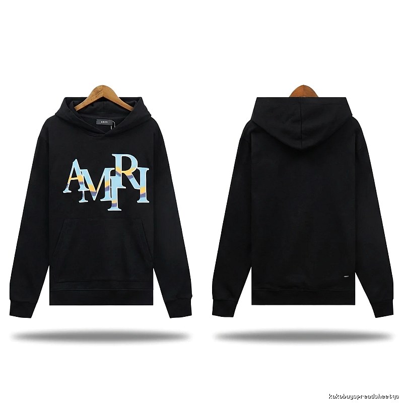 AMIRI Trendy and Cool Style Black Hoodie